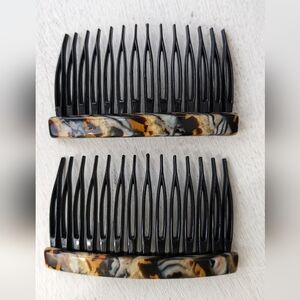 France Luxe side combs, pair